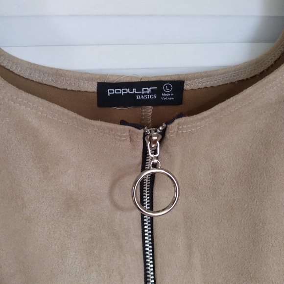 Popular Basics Brand O-Ring Zipper Dress - Picture 4 of 9